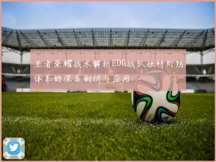 王者荣耀战术解析EDG战队独特盯防体系的深度剖析与应用