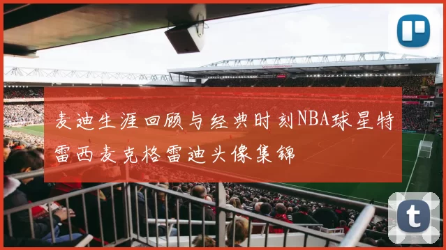 麦迪生涯回顾与经典时刻NBA球星特雷西麦克格雷迪头像集锦
