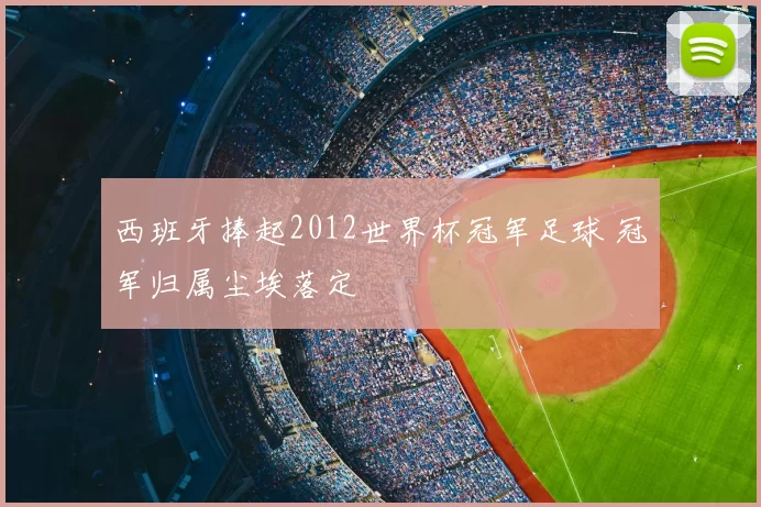 西班牙捧起2012世界杯冠军足球 冠军归属尘埃落定